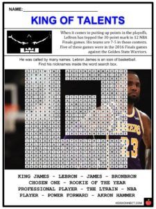 lebron james biography for kids